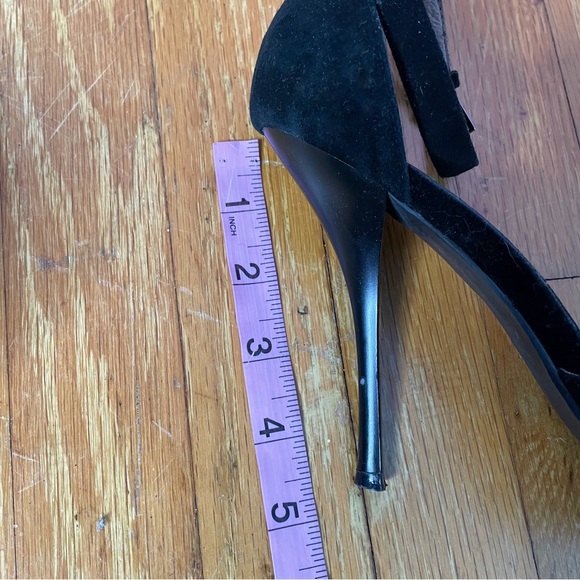 Jeffrey Campbell Koons Black Suede & Metal Ankle Strap Heels Women’s Size 8.5 - Picture 10 of 12